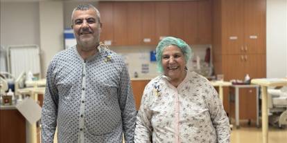 Aynı gün kalp ameliyatı olan anne ve oğlu taburcu edildi