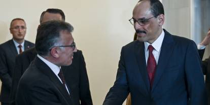 Sivaslı vekil Güler, Kalın'ı kabul etti
