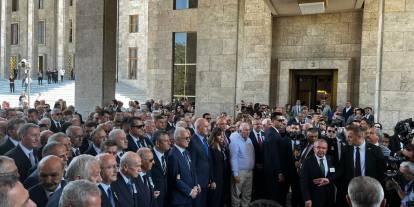 Altan Öymen için TBMM'de cenaze töreni düzenlendi