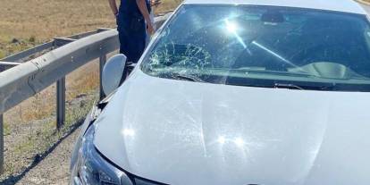 Sivas'ta otomobilin çarptığı yaya ağır yaralandı