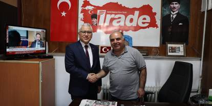 Vali Şimşek’ten  İrade'ye ziyaret