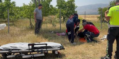 Sivas yolunda otomobil şarampole uçtu