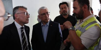 2025'te açılacak! Sivas'a şifa dağıtacak hastaneyi incelediler!