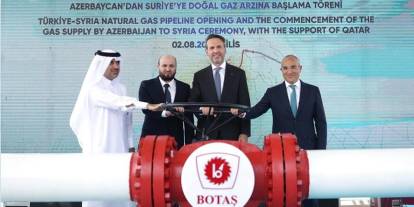 Türkiye'den Suriye'ye ilk gaz akışı başladı