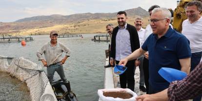 Vali Yılmaz Şimşek, Suşehri’nde Alabalık Üretim Tesisini Ziyaret Etti