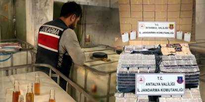 Sivas'ta sahte alkol operasyonu!