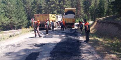 17 bin 500 ton asfalt yama çalışması yapıldı