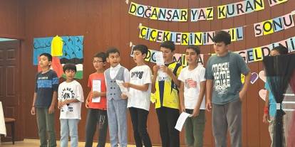 Doğanşar’da Yaz Kur’an Kursu veda programı düzenlendi