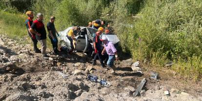 Sivas'ta Köprüden Düşen Otomobildeki Çift Öldü