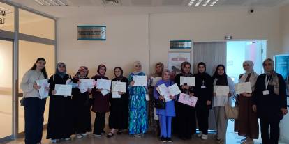 Sivaslı anne adayları sertifikalandı