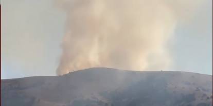 Sivas'ta anız yangını  korkuttu