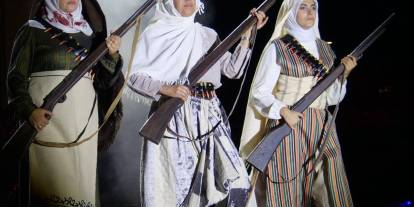 Milli mücadele kıyafetleri sergilendi