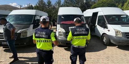 Sivas'ta okul servisleri denetlendi