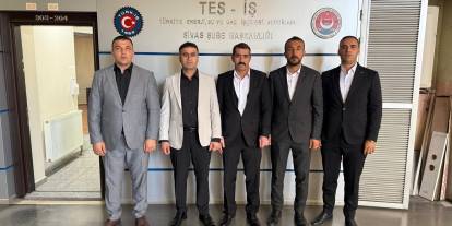 Tes-İş Sivas Şubesi’nde yeni dönem