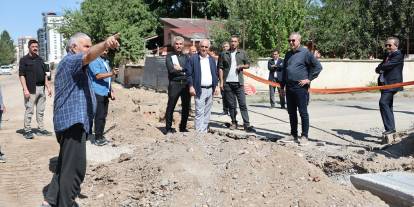 Sivas Belediyesi’nden Birlik Caddesi’nde İnceleme