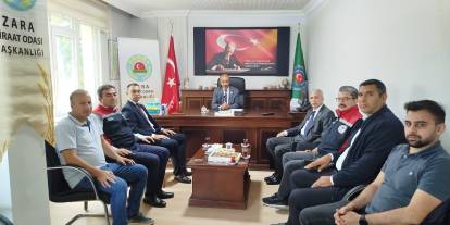 Tarım ve Orman Müdürlüğünden Ziraat Odasına Ziyaret