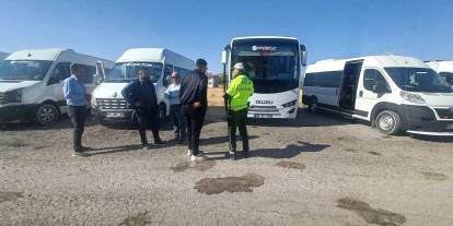Öğrenci servisleri denetlendi