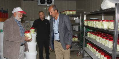 Zara Ziraat Odası Başkanı’ndan süt tesislerine ziyaret