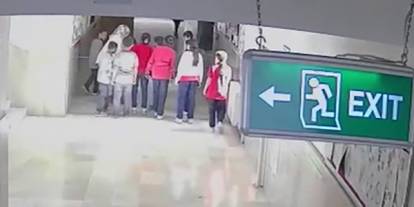 Sivas'ta Heimlich manevrası hayat kurtardı!