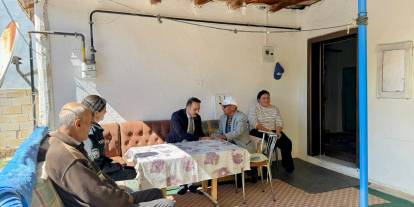 Kaymakam Koca, Yaşlılar Günü dolayısıyla ziyaretlerde bulundu