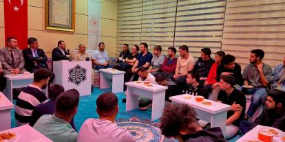 İl Müftüsü Hasan Limon, KYK’da gençlerle buluştu
