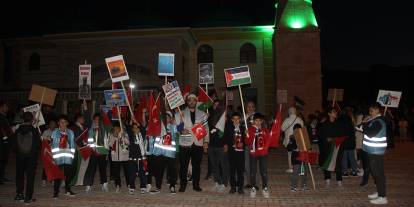 Zara'da, İsrail'in Küresel Sumud Filosu'na saldırısı protesto edildi