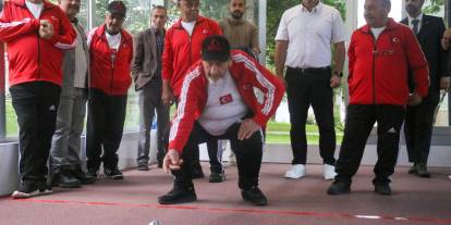 Huzurevinde spor sevinci