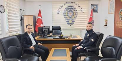 Gölova Kaymakamı Kahveci, İlçe Emniyet Amirliğini ziyaret etti