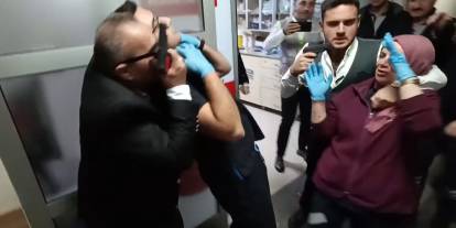 Hastanedeki bu rehine tatbikatını gören gerçek sandı!