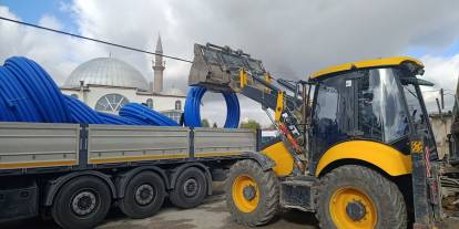 İçme suyu hattı yenileme çalışması başlatıldı