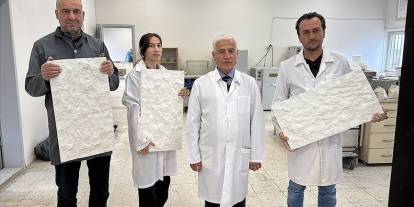 Mermer tozundan dış cephe malzemesi geliştirildi