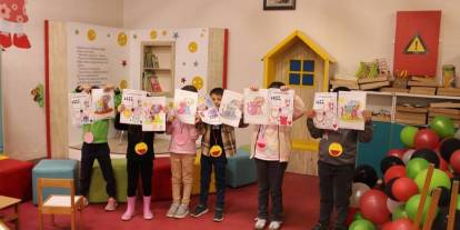 Minik Okurlar Şems-i Sivasi İl Halk Kütüphanesi’nde Kitaplarla Buluştu