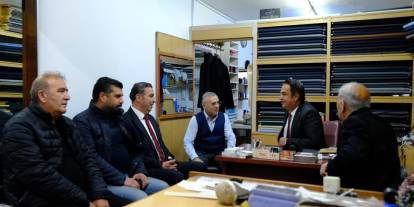 Rektör Şengönül, esnaflarla bir araya geldi