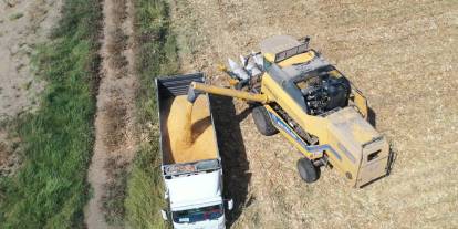 Biçerdöver hibesi ile hasat 3 dakikaya indi