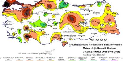 Sivas için korkutan harita! Kuraklığın pençesindeyiz