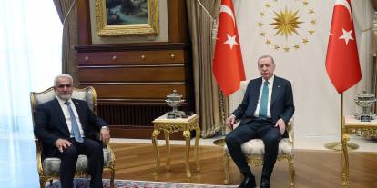 Erdoğan, HÜDA PAR Genel Başkanı Yapıcıoğlu'nu kabul etti