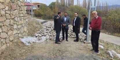 Gölova Kaymakamı Kahveci, altyapı çalışmalarını inceledi