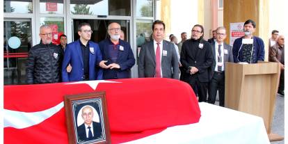 Sivas'ta  Prof. Dr. Orhan Solak için cenaze töreni