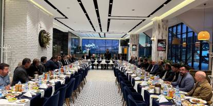 AK Parti Sivas Milletvekili Aksu, köy muhtarlarıyla bir araya geldi