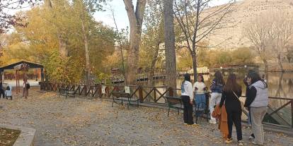 Gökpınar gölü öğrencileri ağırladı