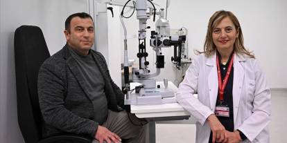 Kornea nakliyle görme yetisini yeniden kazandı
