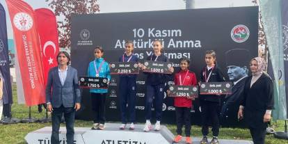 Sivaslı atletlerden çifte başarı