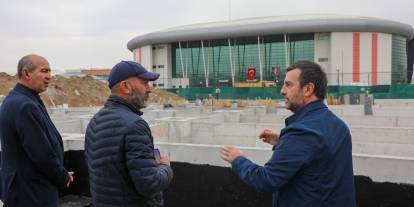 Bakanlık heyeti spor yatırımlarını inceledi