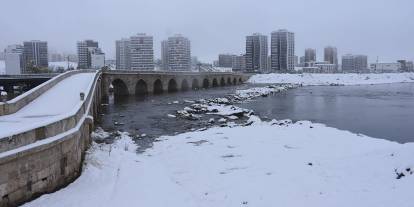 Sivas'ta kar kalınlığı 40 santime ulaştı