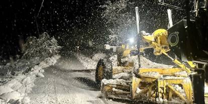 Zara’da Kar Kalınlığı 20 Santimetreye Ulaştı