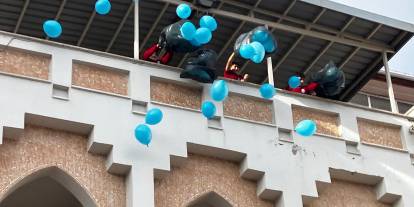 Öğrenciler Mavi Balonlarla Diyabet Bilincini Gökyüzüne Taşıdı