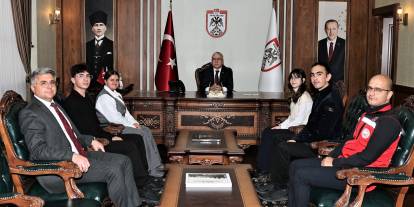 Çocuk Hakları Temsilcileri, Vali Şimşek’in Konuğu Oldu