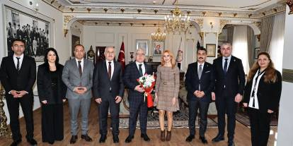 Öğretmenlerden Vali Şimşek'e ziyaret