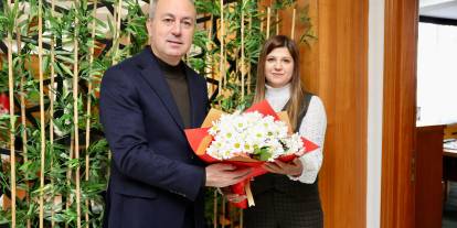 Öğretmenlerden Adem Başkan'a ziyaret