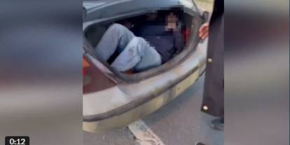 Sivas İstikametindeki Uygulamada Bagajdan 2 Kaçak Göçmen Çıktı